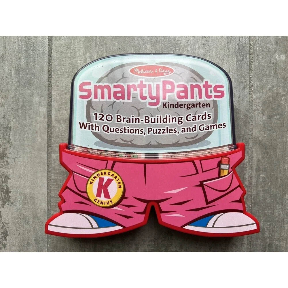 Melissa & Doug Smarty Pants Kindergarten 120 Brain-Building Cards Education Game