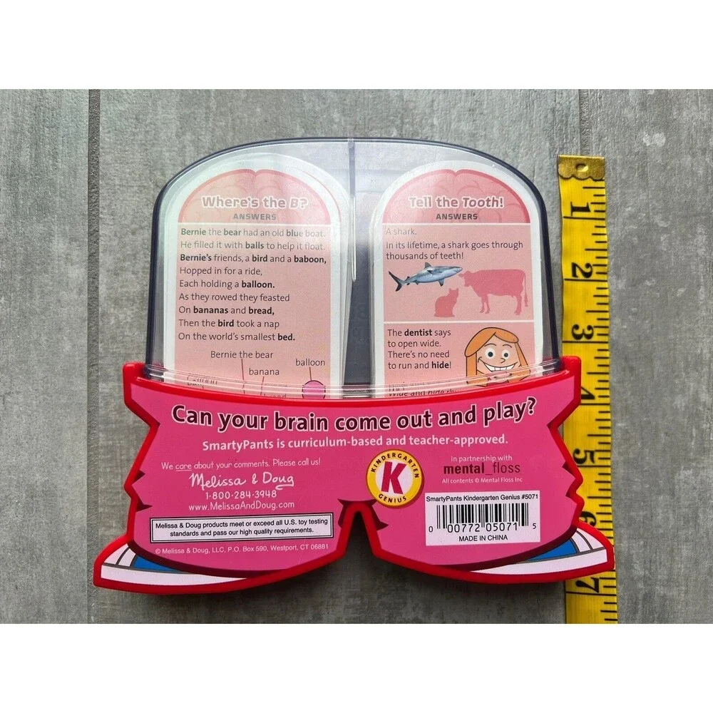 Melissa & Doug Smarty Pants Kindergarten 120 Brain-Building Cards Education Game