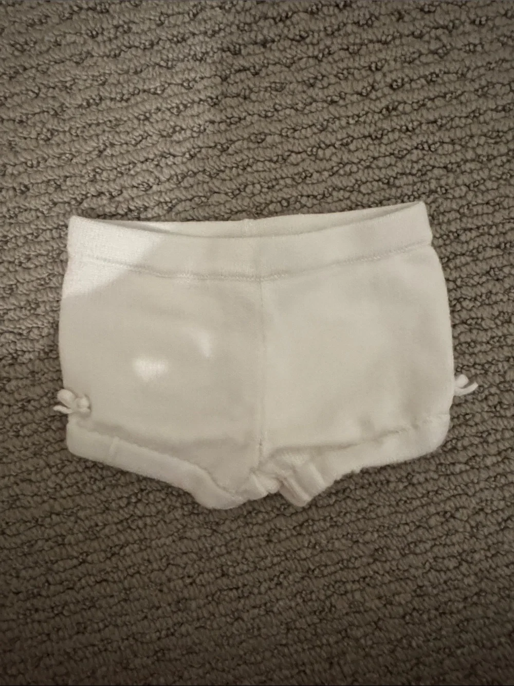Janie and Jack Kids White Knit Shorts