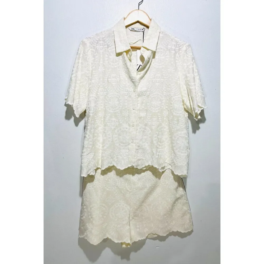 Zara collection embroidered