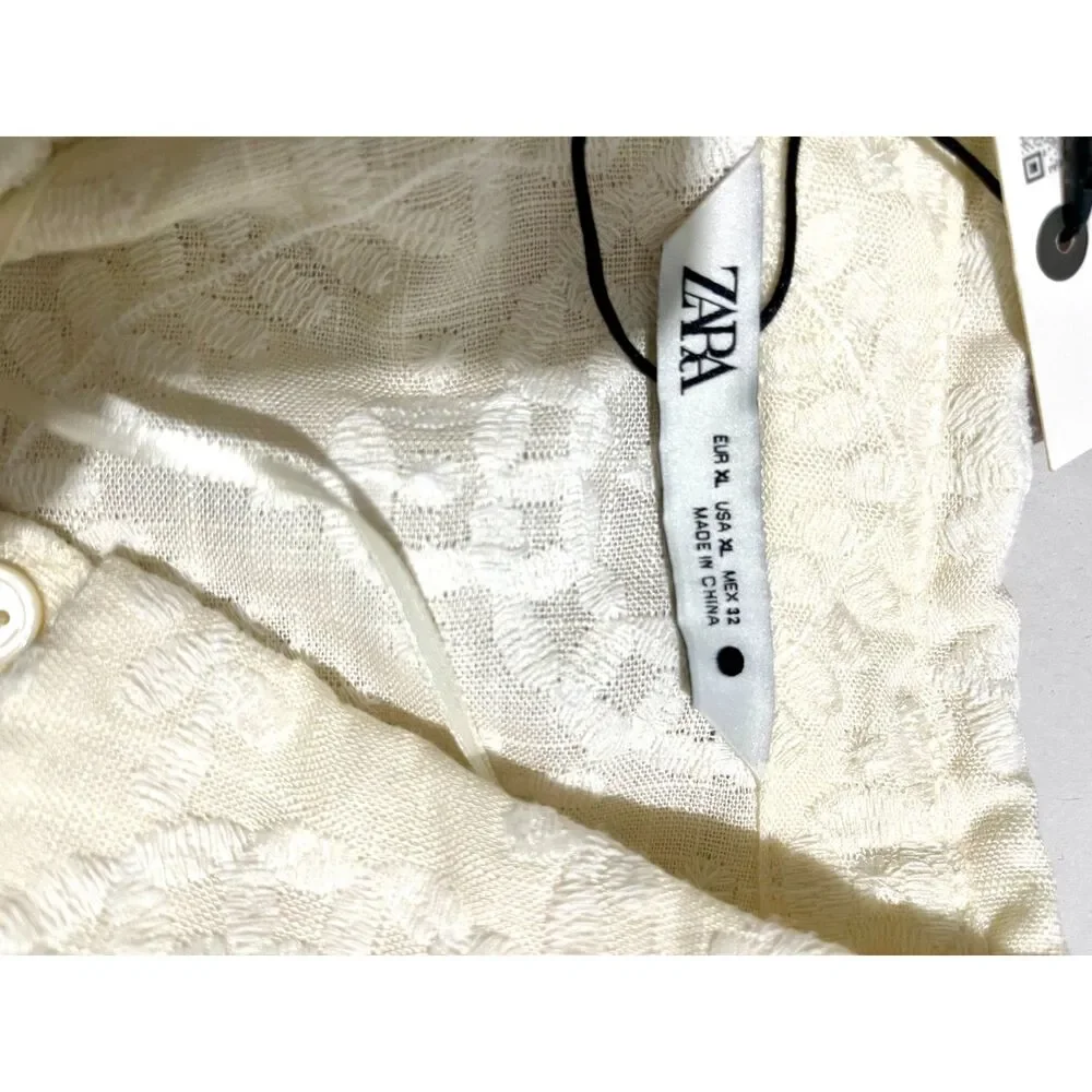 Zara collection embroidered