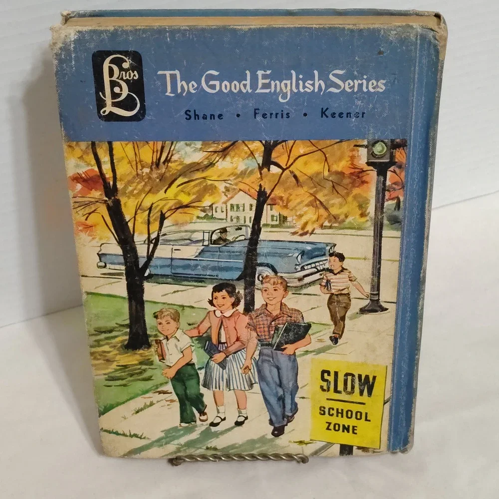 On the Trail to‎ Good English Textbook 1958 Laidlaw Brothers Vintage School Book