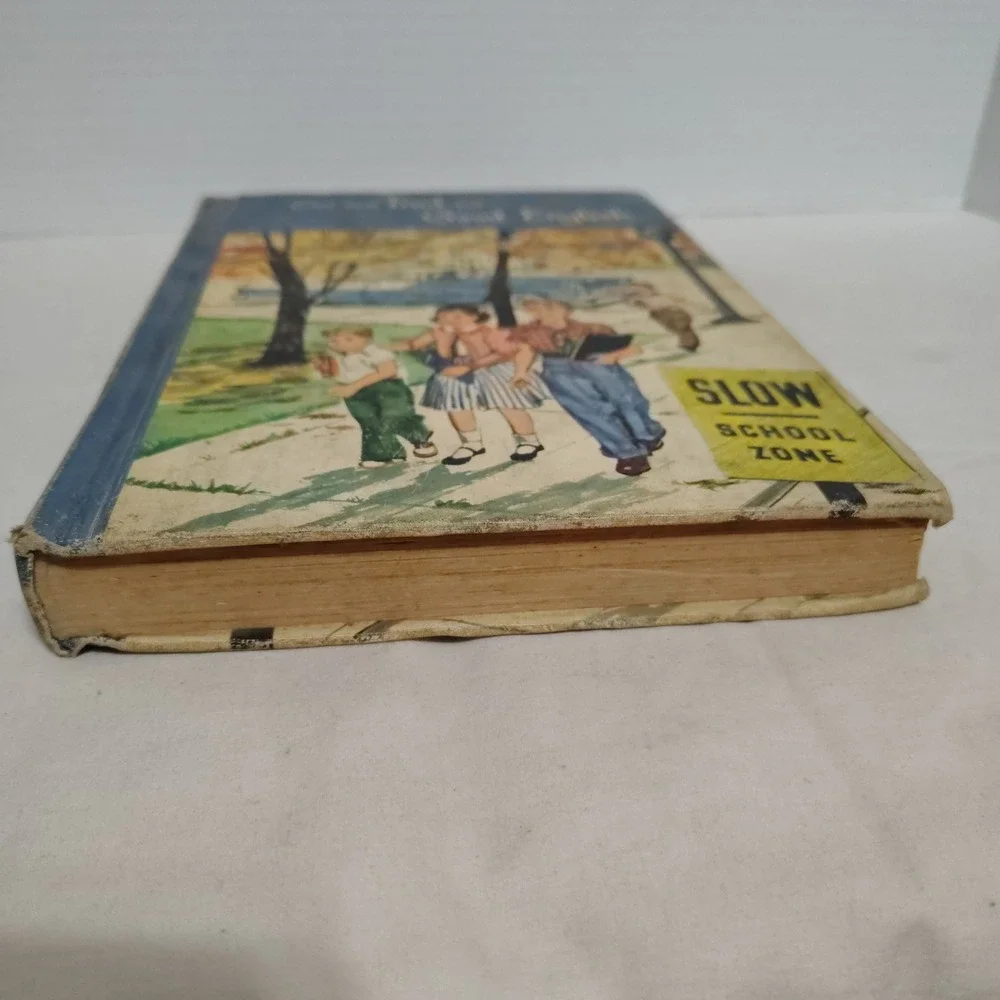On the Trail to‎ Good English Textbook 1958 Laidlaw Brothers Vintage School Book