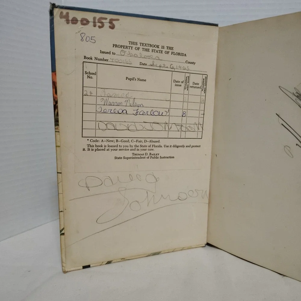 On the Trail to‎ Good English Textbook 1958 Laidlaw Brothers Vintage School Book