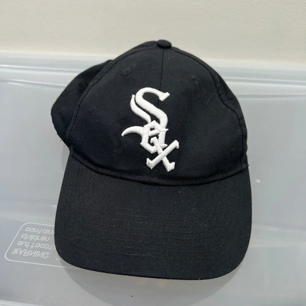 OC Sports Chicago White‎ Sox Hat Boys Black Baseball Cap MLB Sports Youth