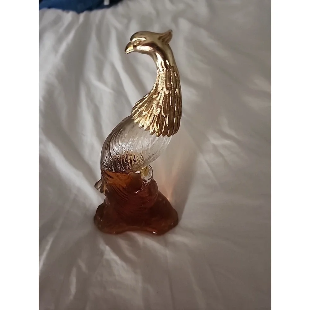 AVON Mid‎ Century Bird Of Paradise/ Peacock 5oz Bottle Decanter 60s 70s Vintage