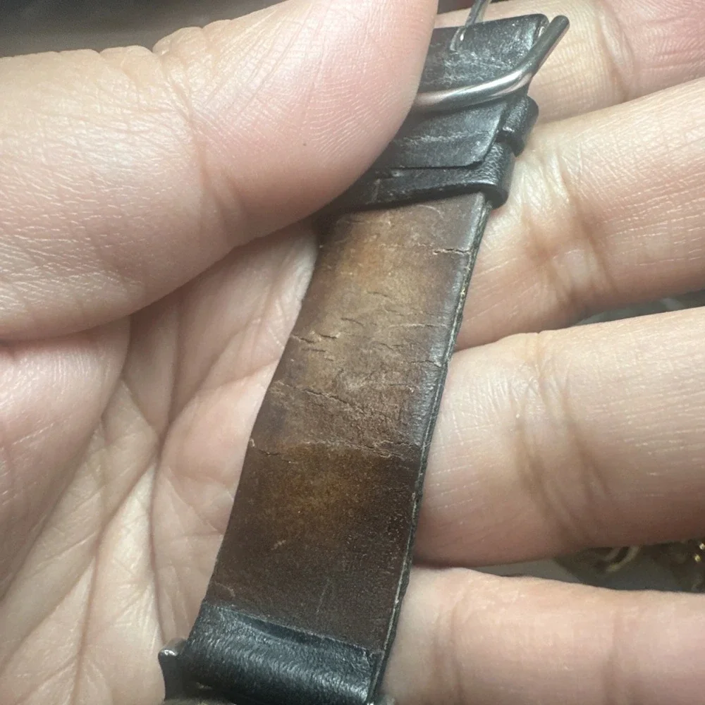 A.B.ART Mens Watch Swiss Made Black 35mm Quartz Rare -‎ Not working For Repair