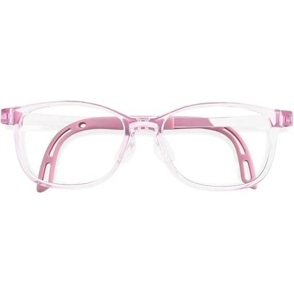 EyeBuddy Kids Anti Blue Light Glasses Transparent Pink MM109 Light TR90‎ 7-13