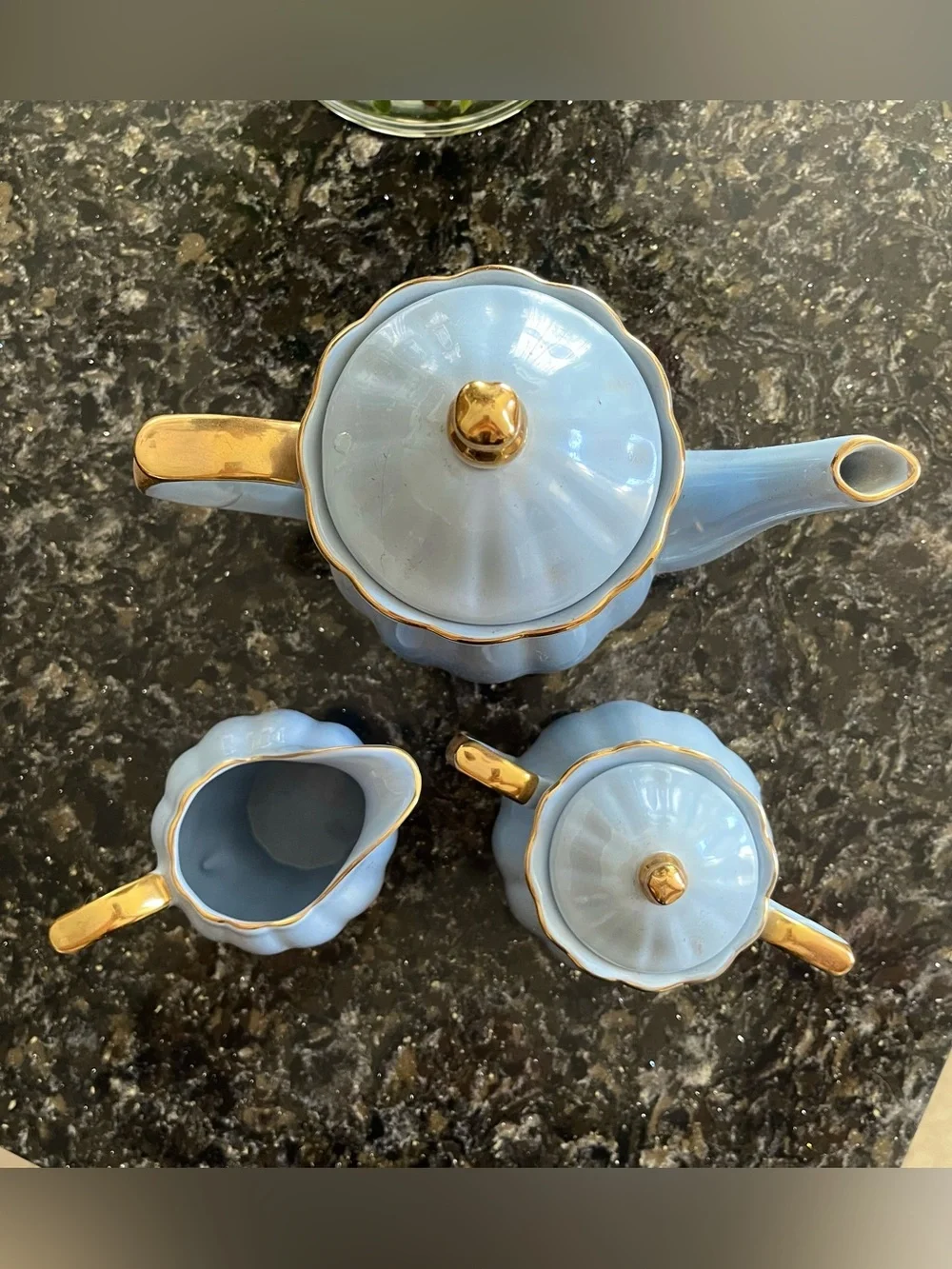 Grace blue soft porcelain