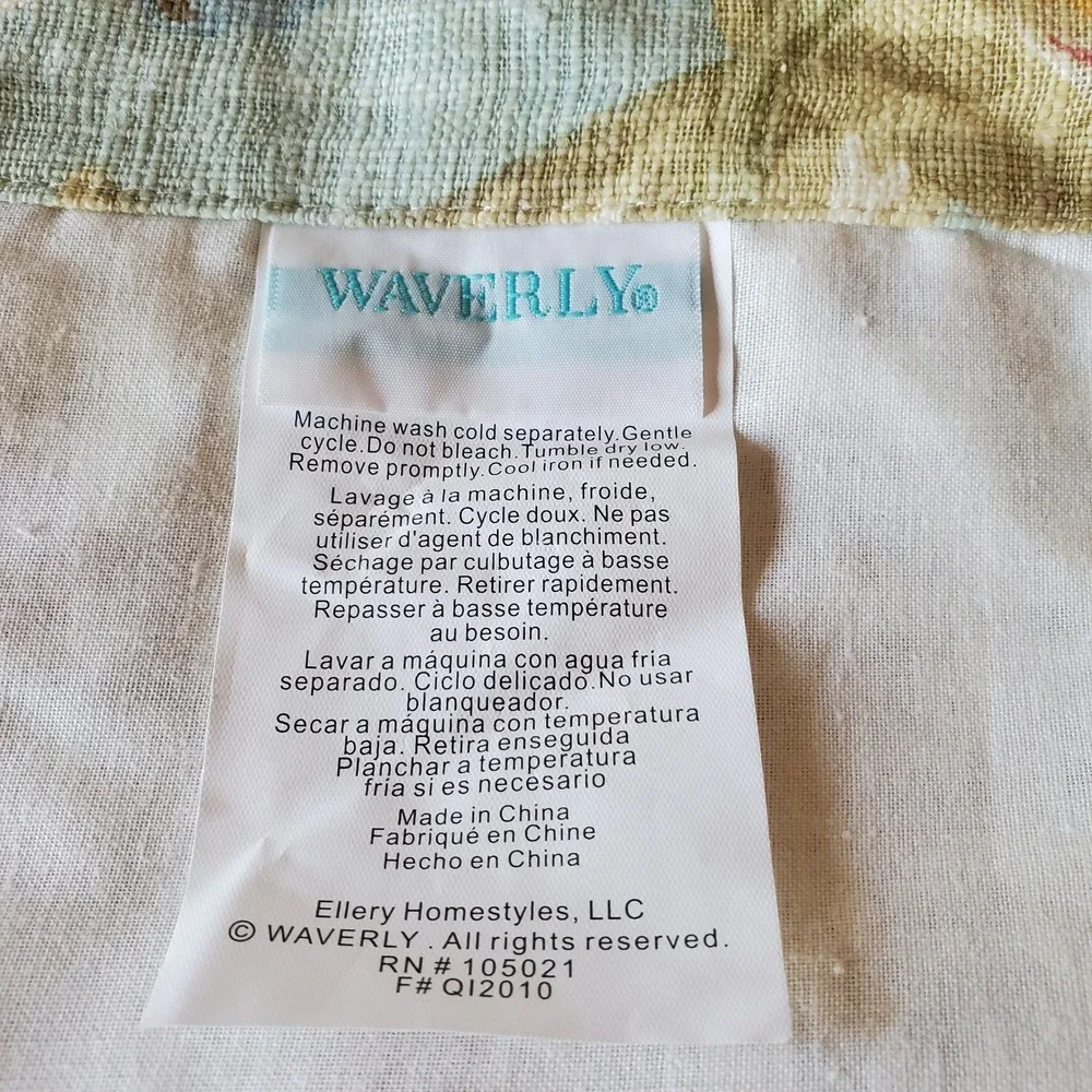 Waverly floral linen