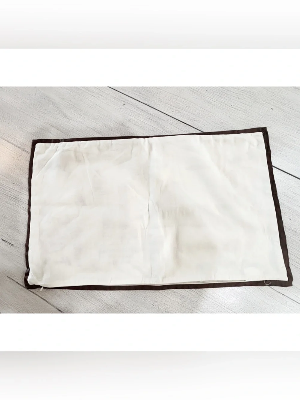 POTTERY BARN Ivory Brown Embroidered NEW YORK Lumbar 16