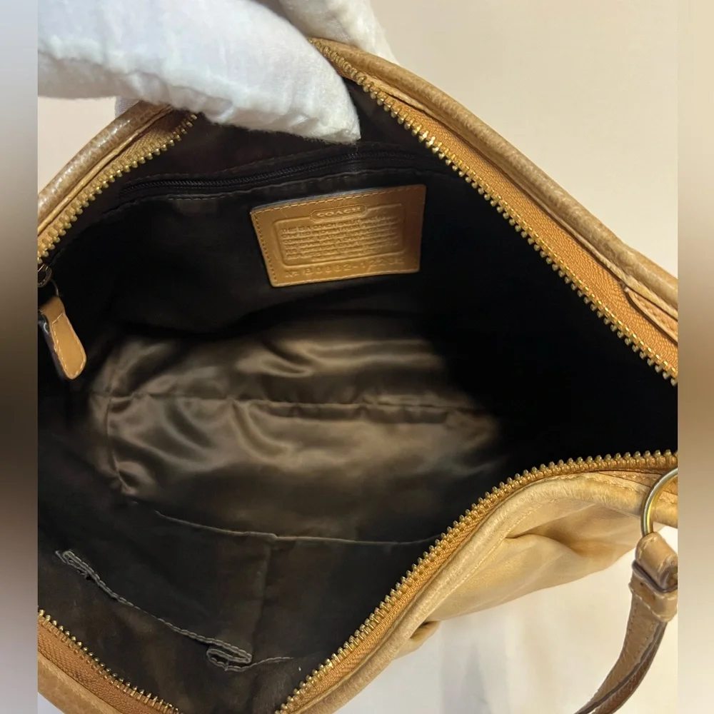 Coach pleated ask