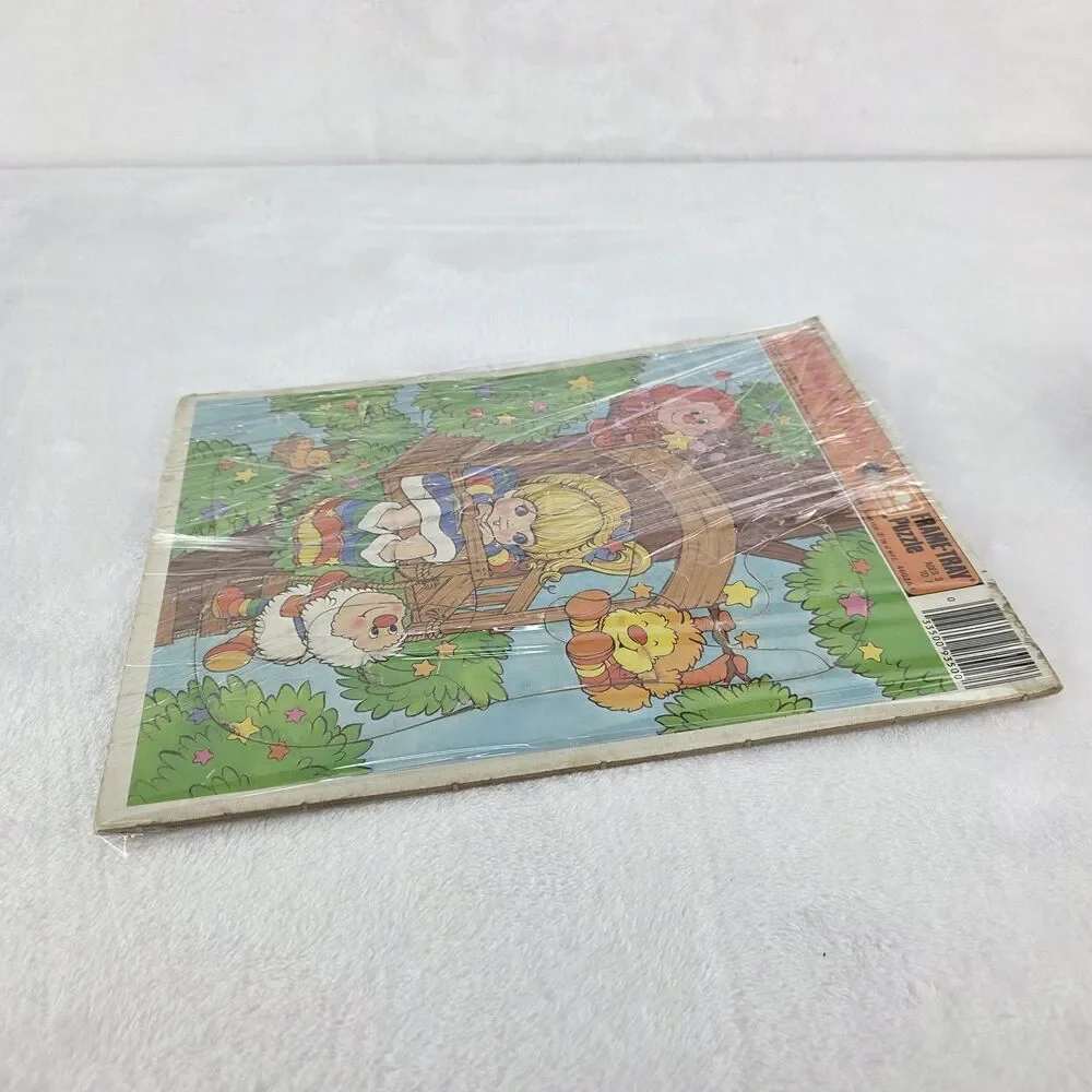 Vintage 1983 Rainbow Brite 12 Piece Frame Tray Puzzle Golden Complete