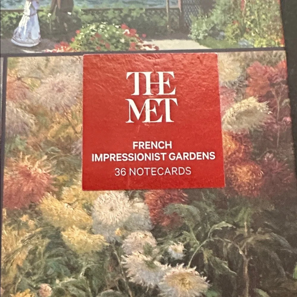 The MET French impressionist gardens notecards and envelopes set