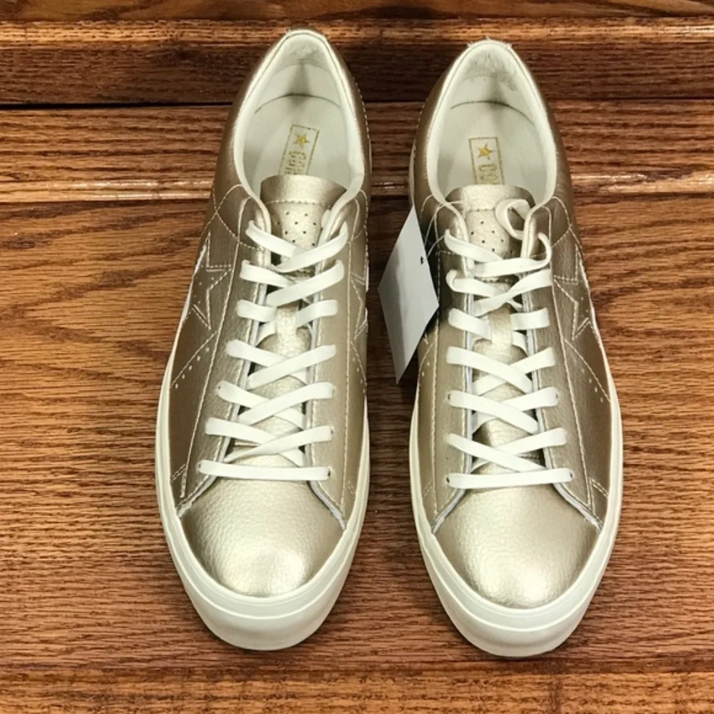 Converse‎ One Star Platform Ox Gold Egret Shoes