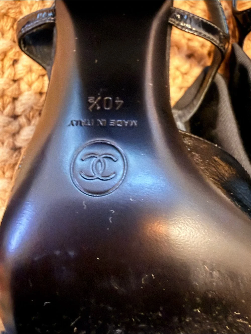 CHANEL slingback shoes