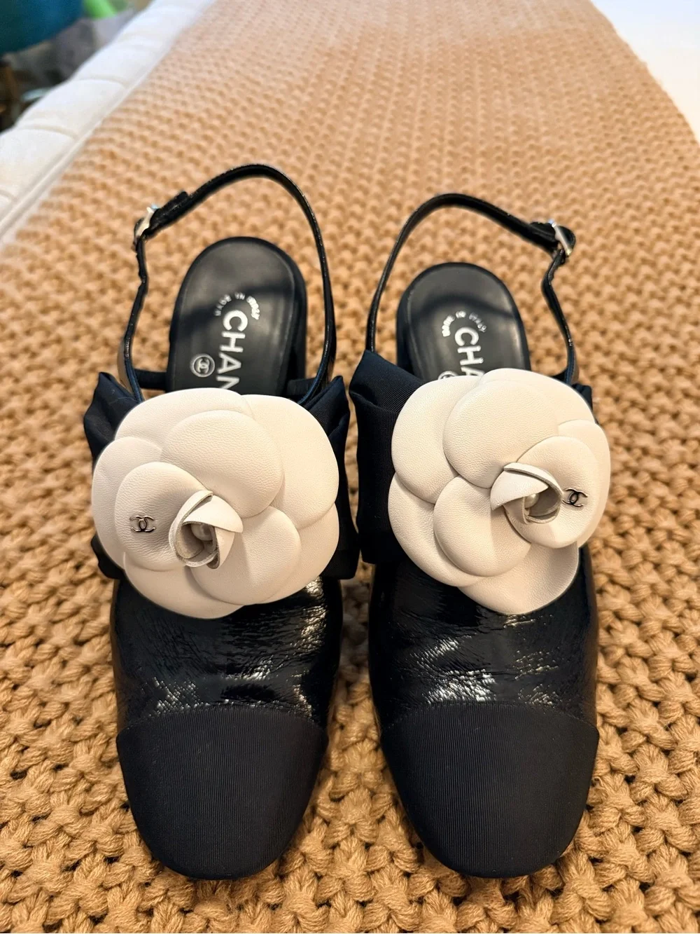 CHANEL slingback shoes