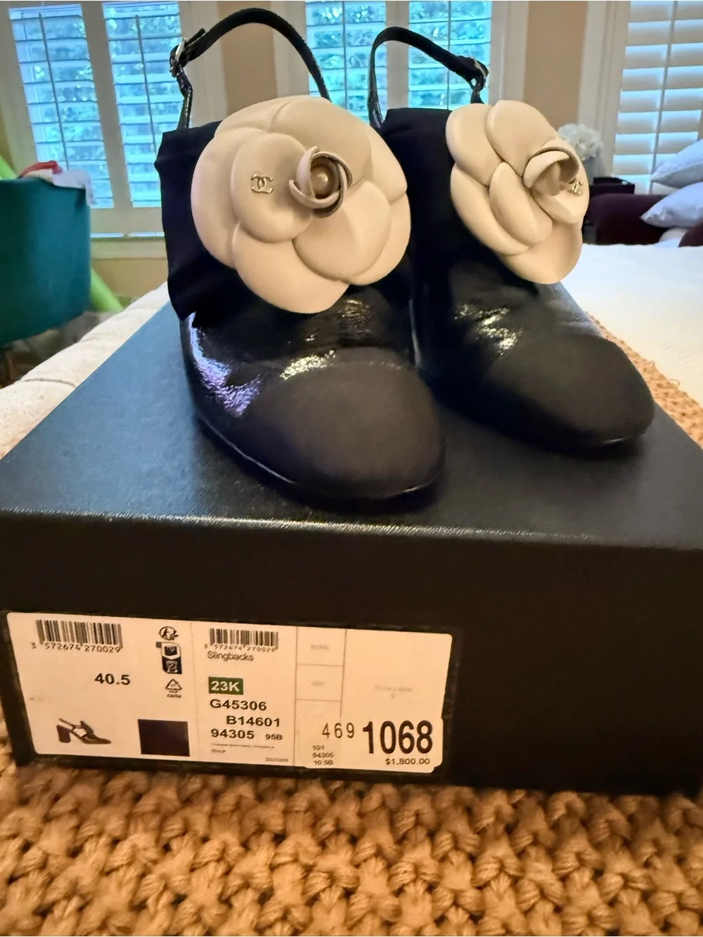 CHANEL slingback shoes
