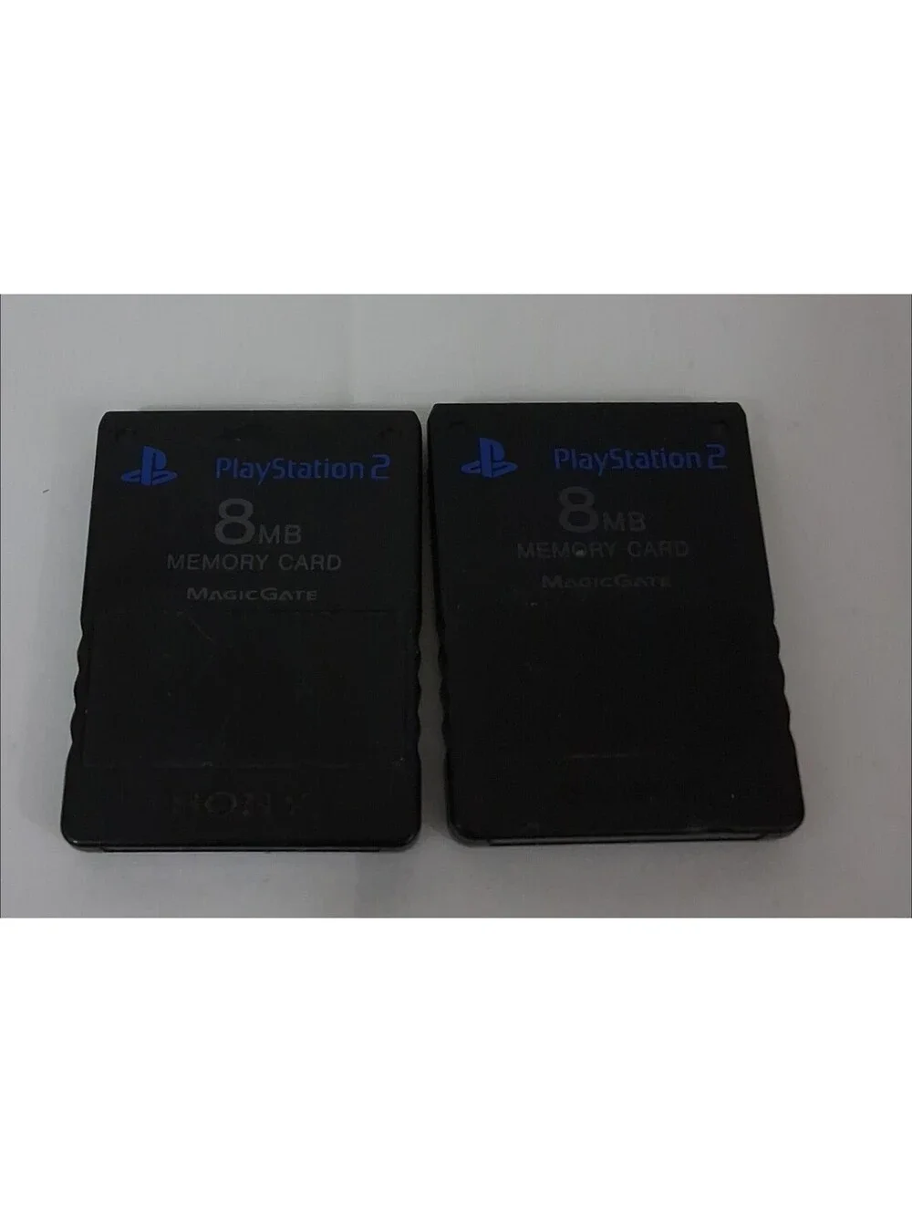 SONY PlayStation 2 PS2 OEM MagicGate 8mb Memory Card Genuine SCPH-10020 Lot of 2