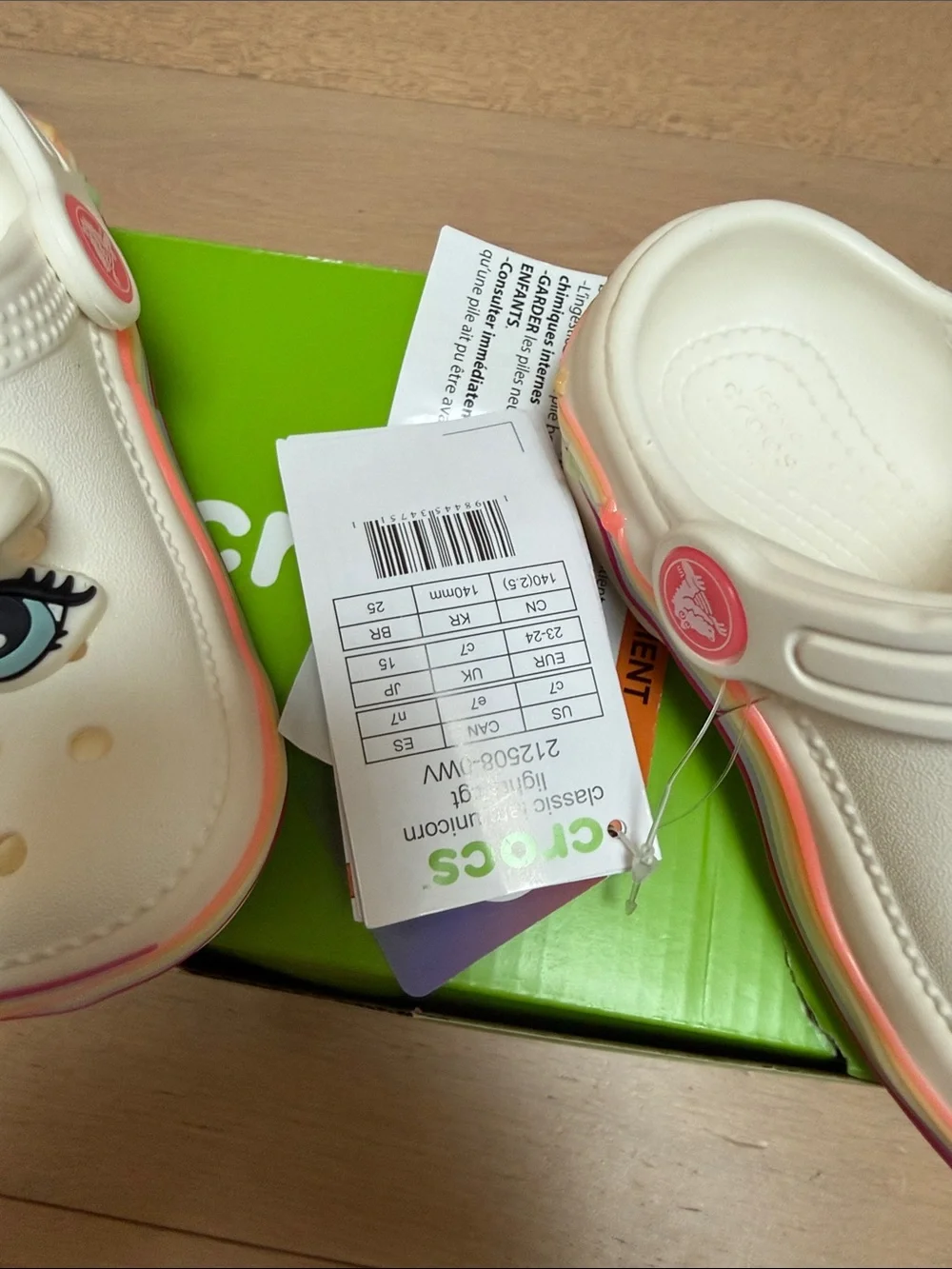 CROCS playful unicorn