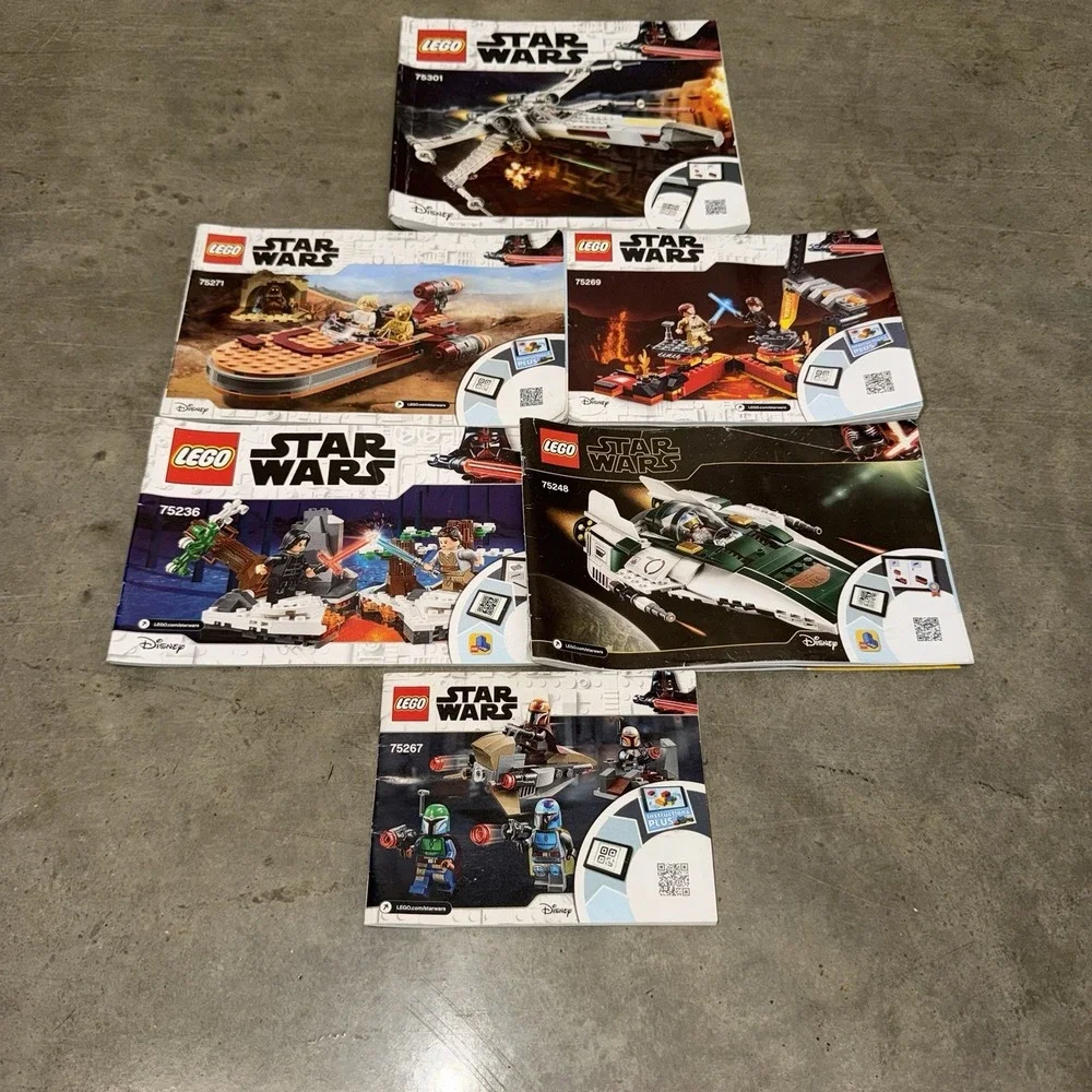 LEGO Star Wars Instruction Manuals Lot 75248 75267 75271 75301‎ + More