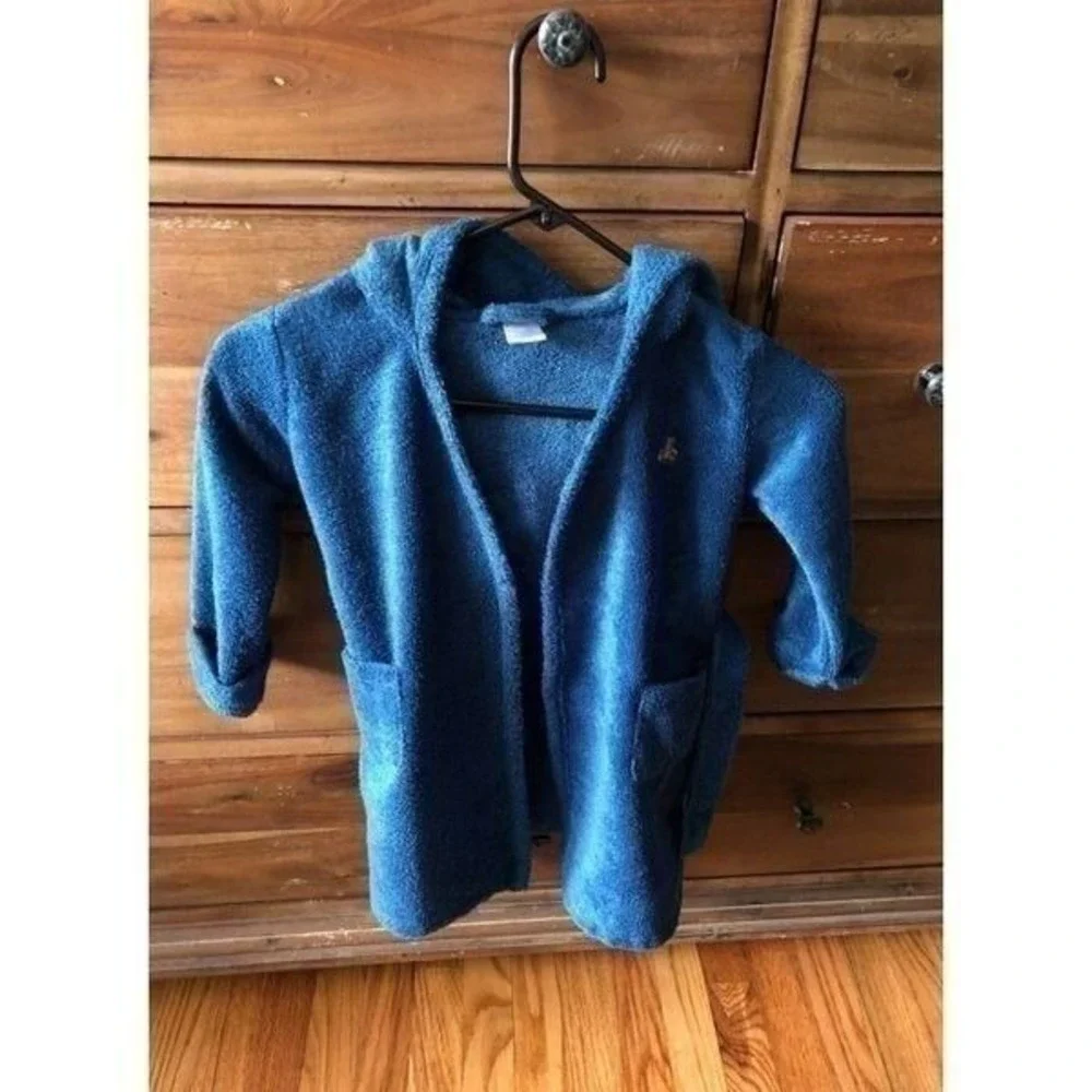 Gap‎ Boy Blue Bear Robe Thick 3T