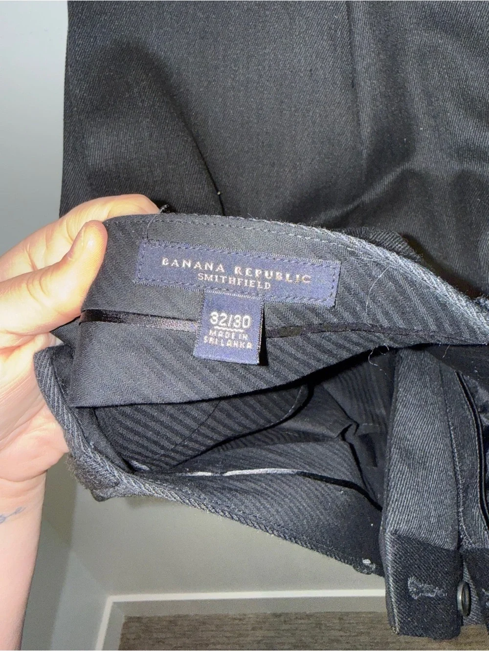 Banana Republic tailored dark