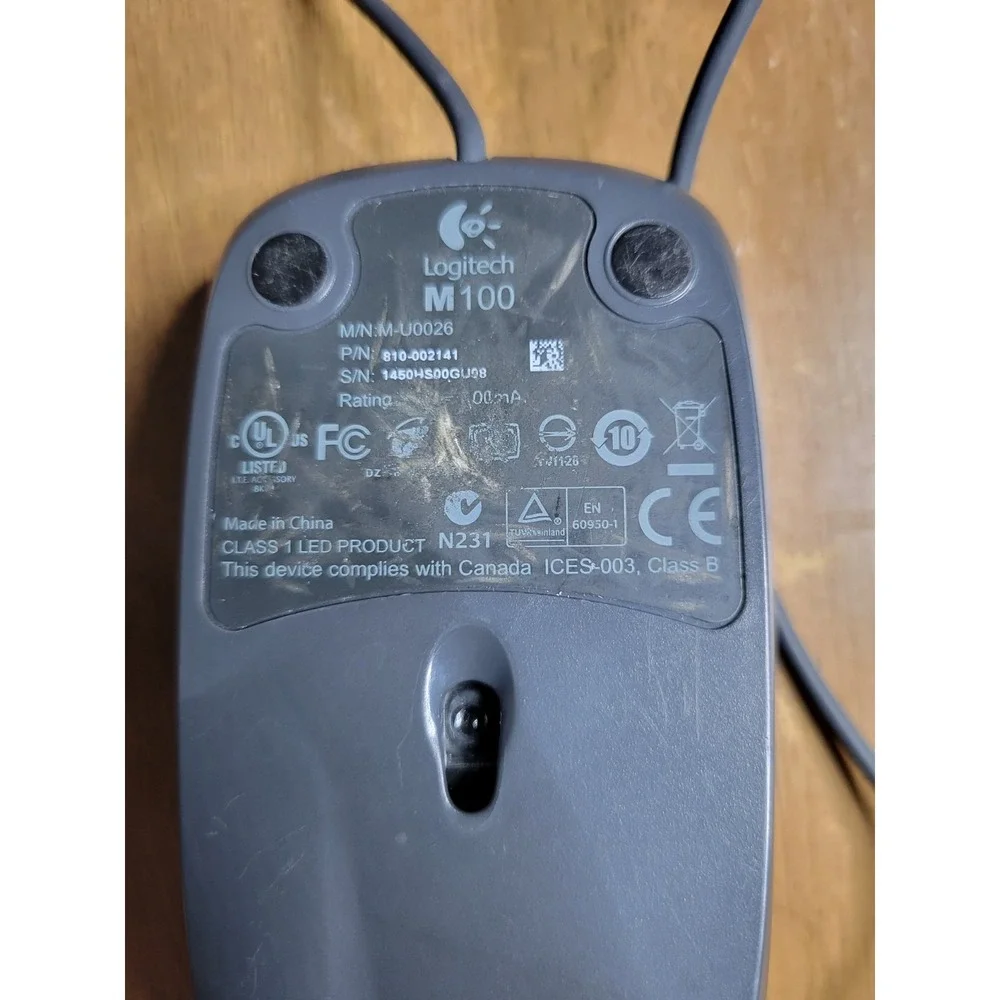 Logitech m100 mouse