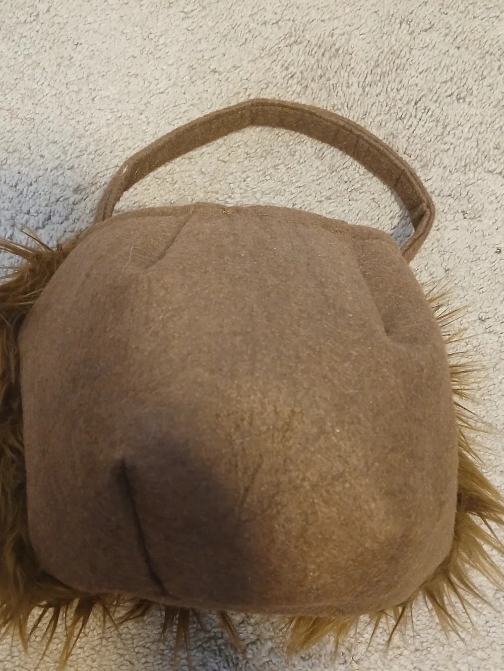 Pottery Barn brown faux