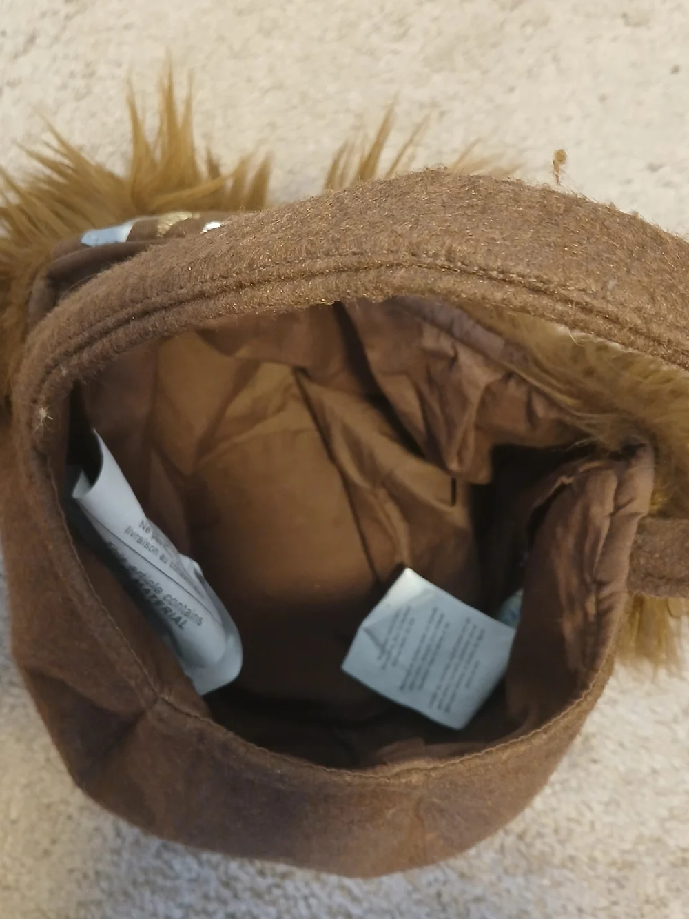 Pottery Barn brown faux