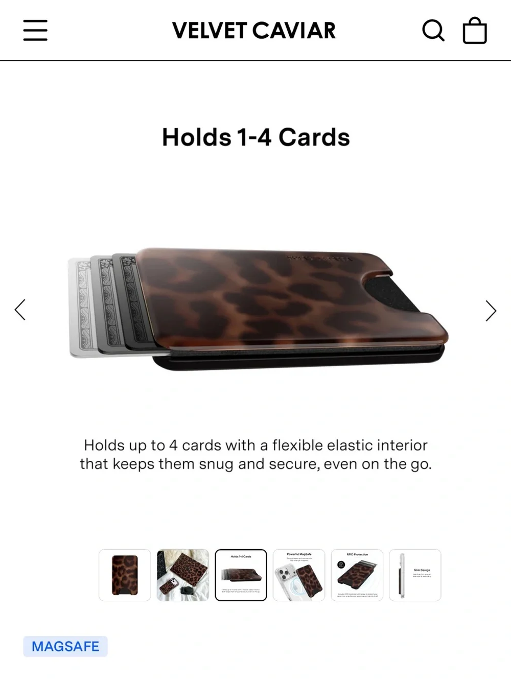 Velvet Caviar magsafe wallet