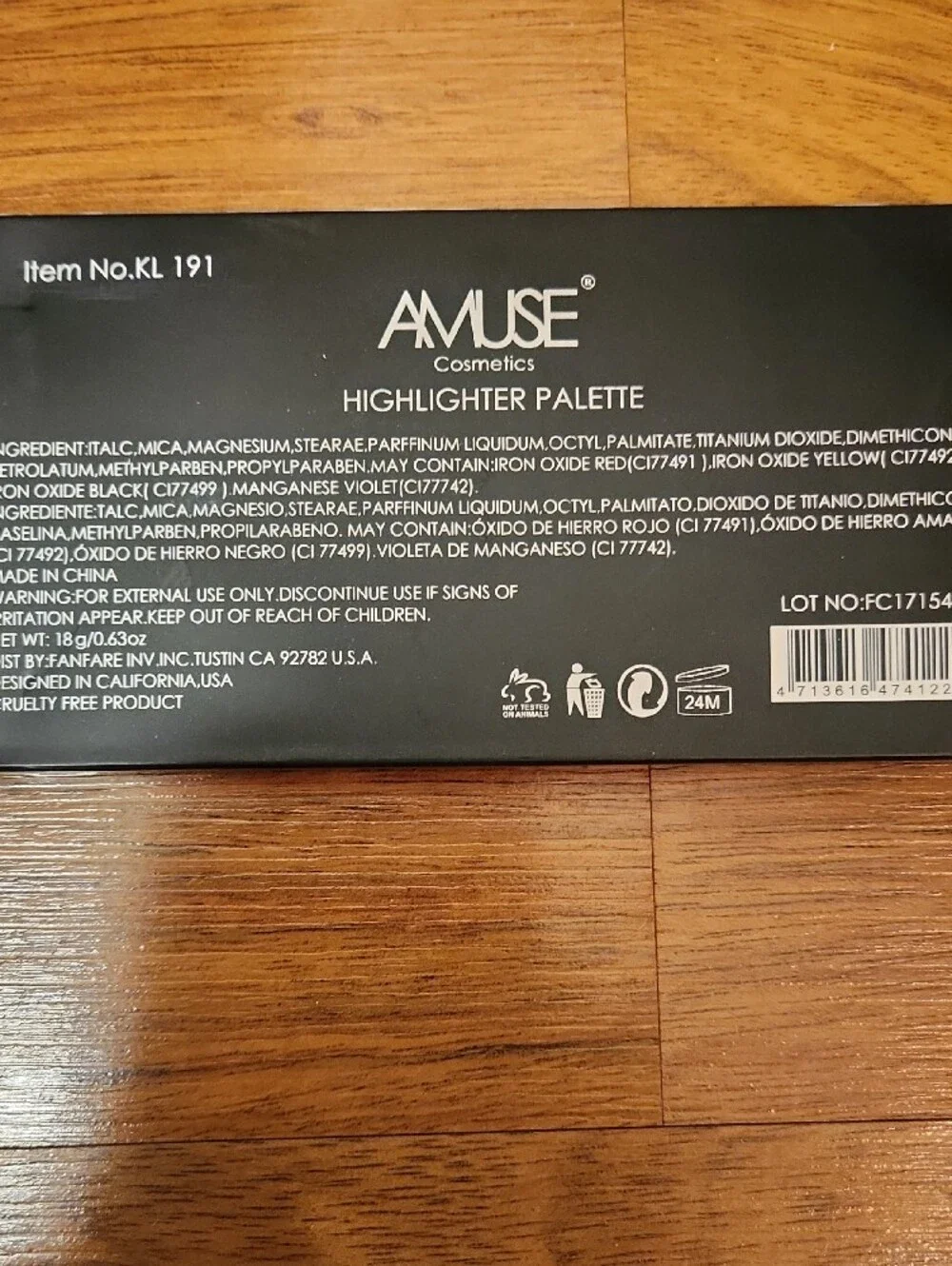 Amuse cosmetics luminous highlighter
