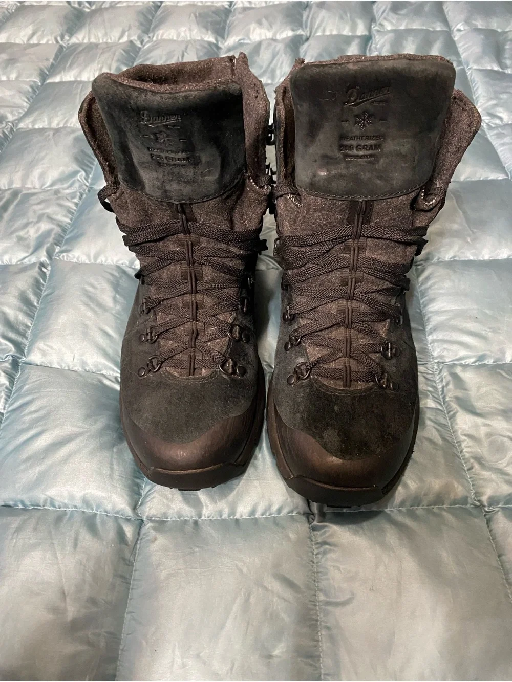 NWOT Danner Artic 600 Zip Men's Black Suede Waterproof Hiking Boots Sz 9.5.