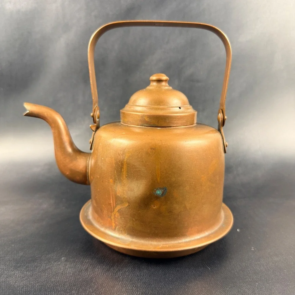 Vintage OPA Helsinki Finland Copper Teakettle 1L Made Finland