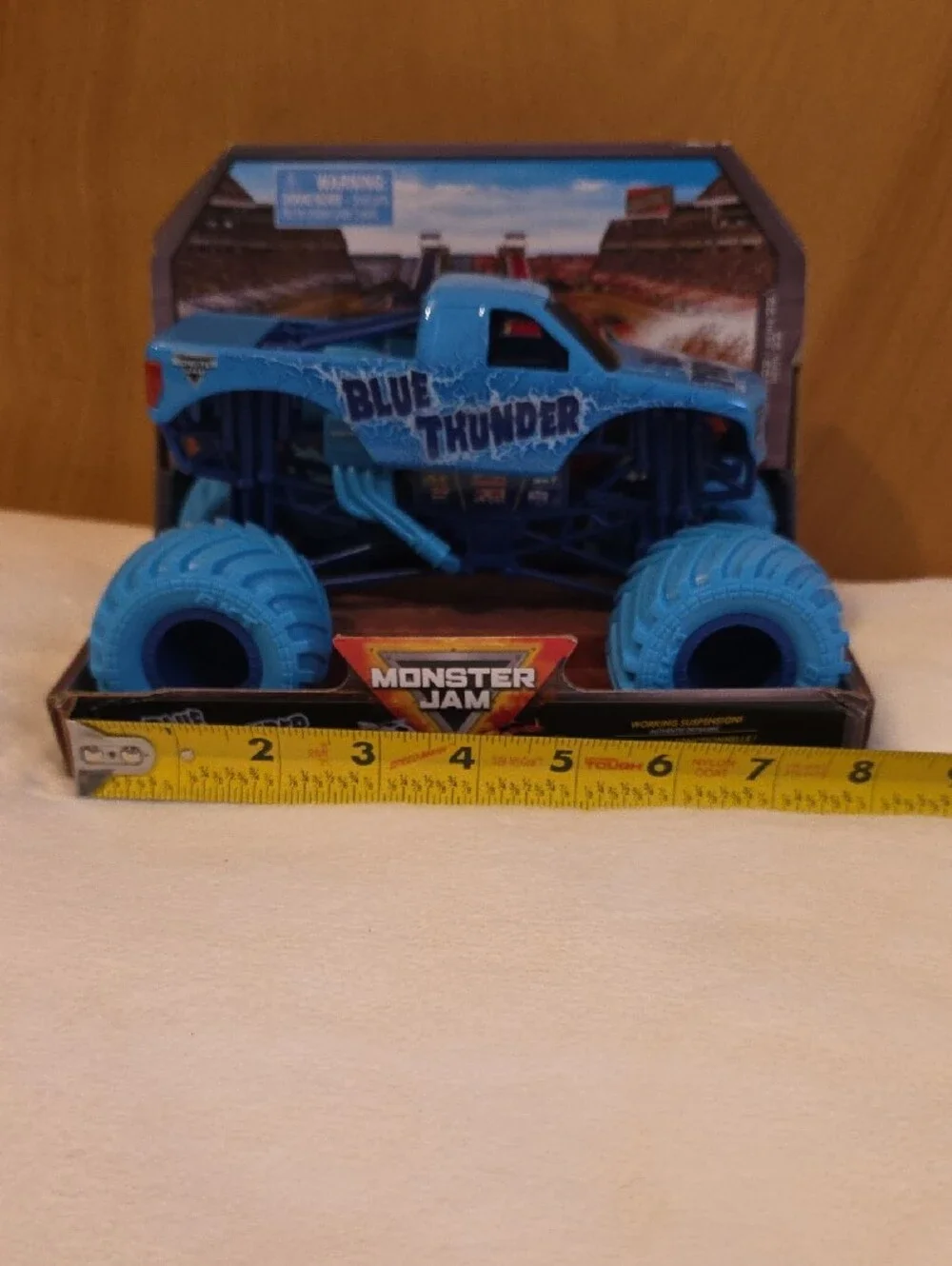Monster Jam-Blue Thunder- Monster Truck Toy - Blue (4 Years And Up)