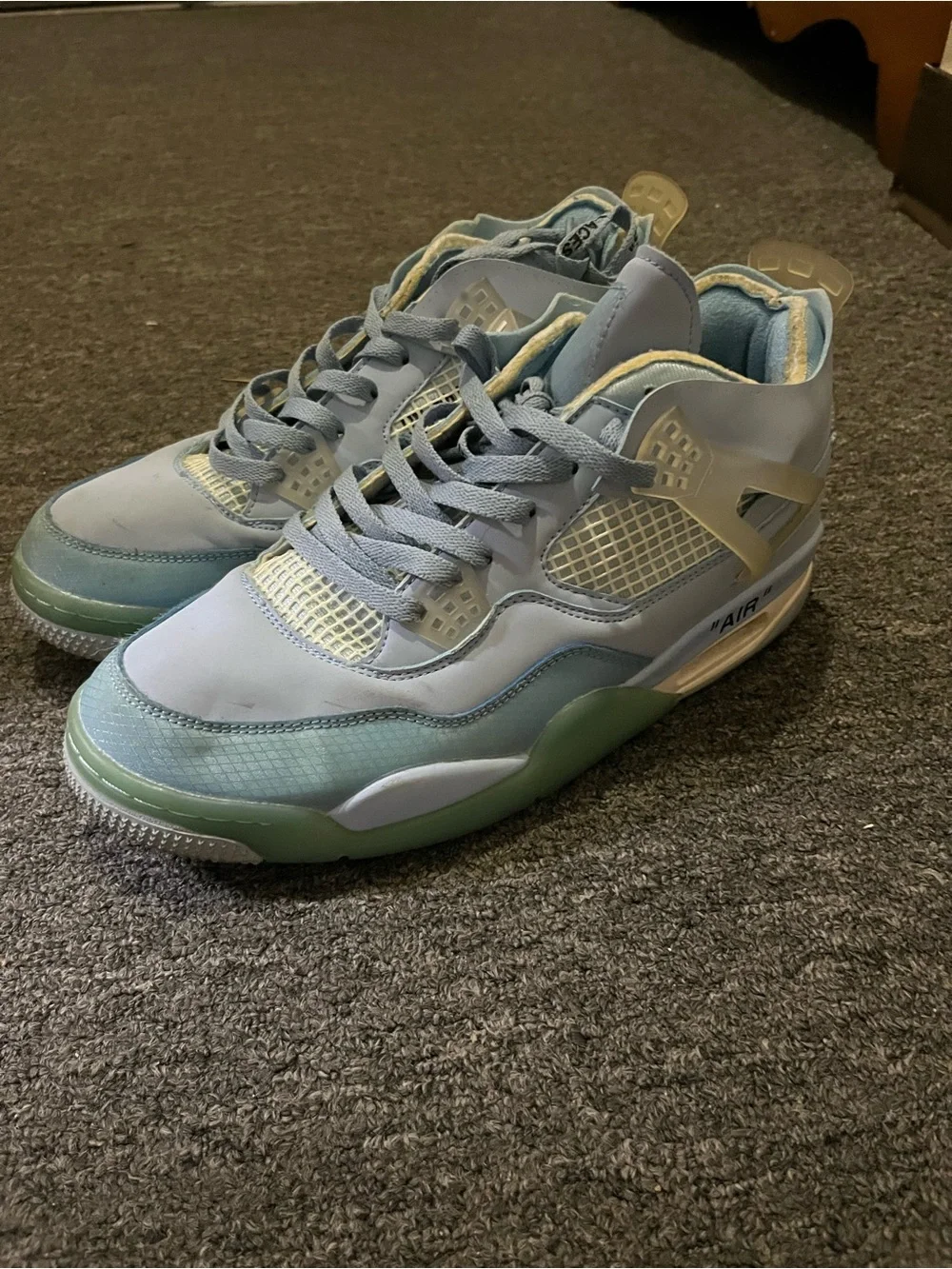 Air Jordan Light Blue Athletic Sneakers - Air Style