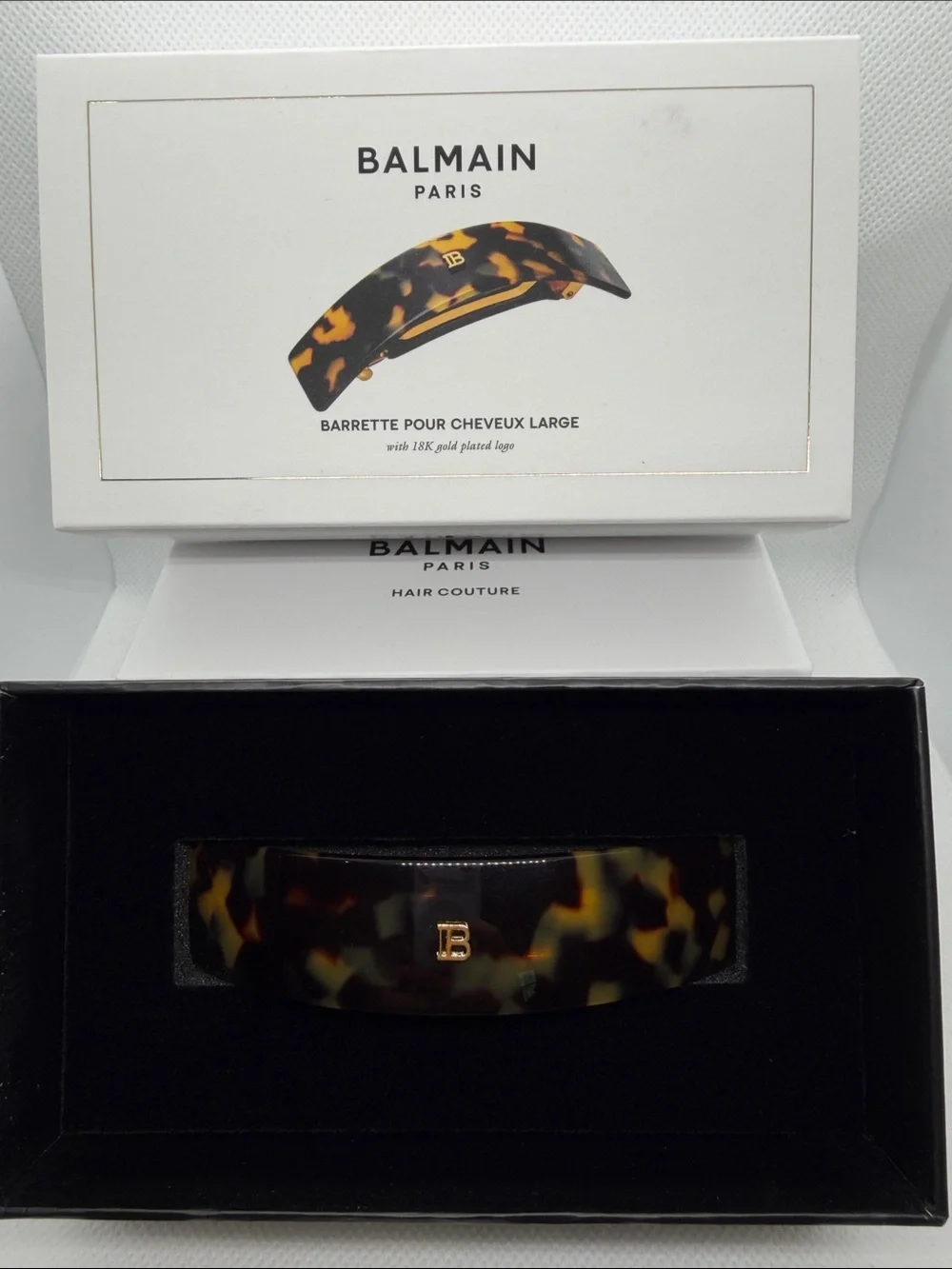 Balmain sleek tortoiseshell