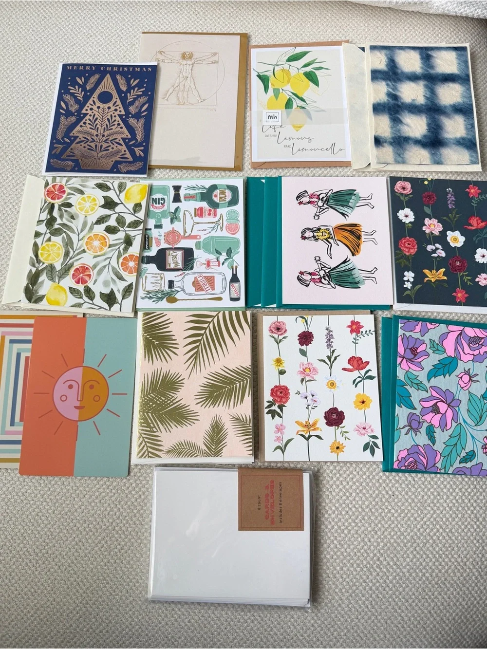 Paper Source card plaid ones