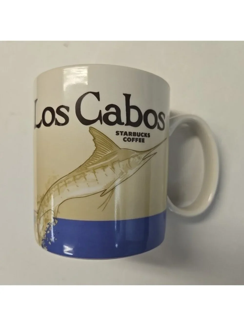 Los Cabos Mexico Marlin Starbucks Global Icon Series 16oz Coffee Mug 2013
