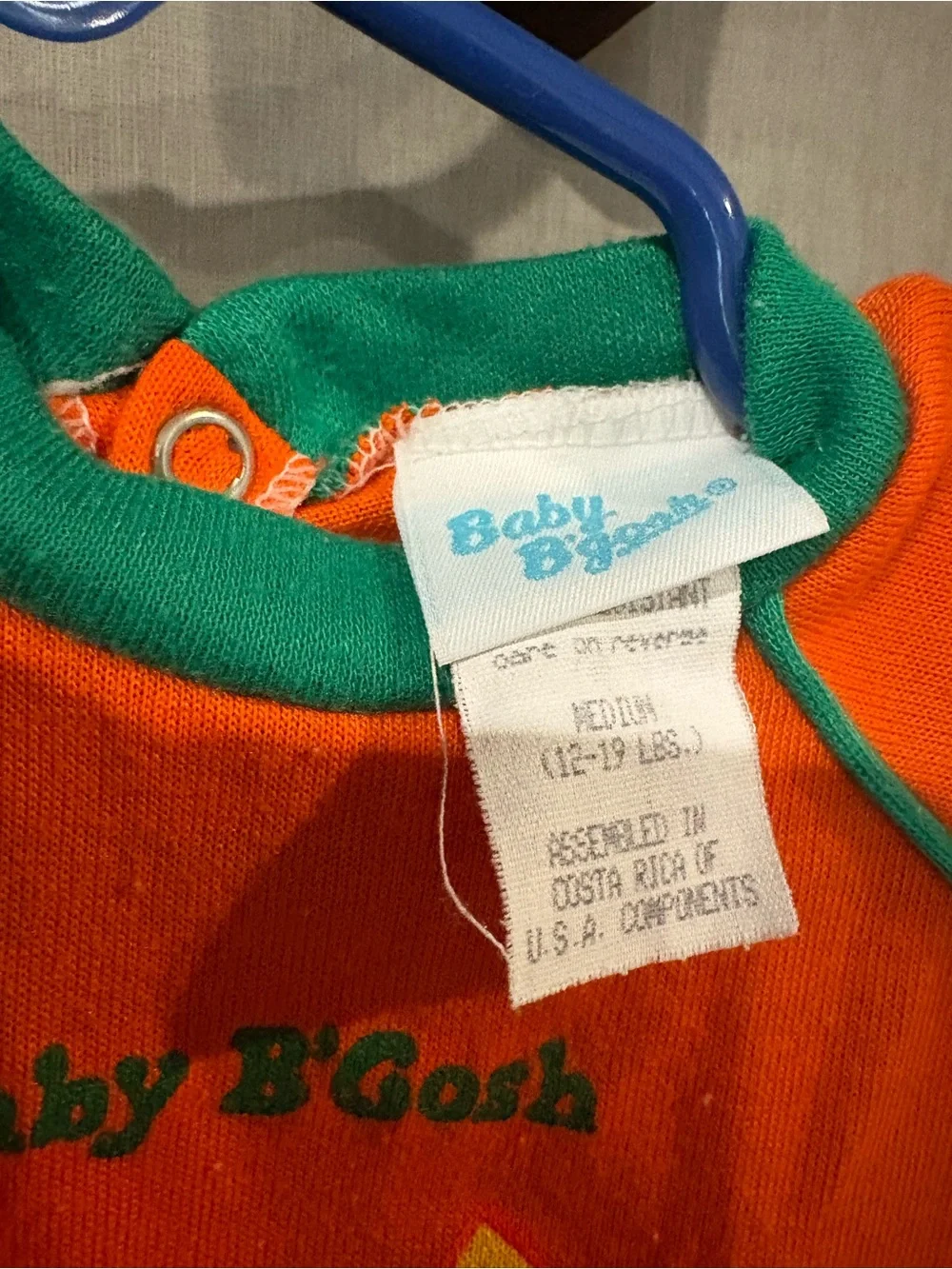 Baby BGosh vintage pumpkin