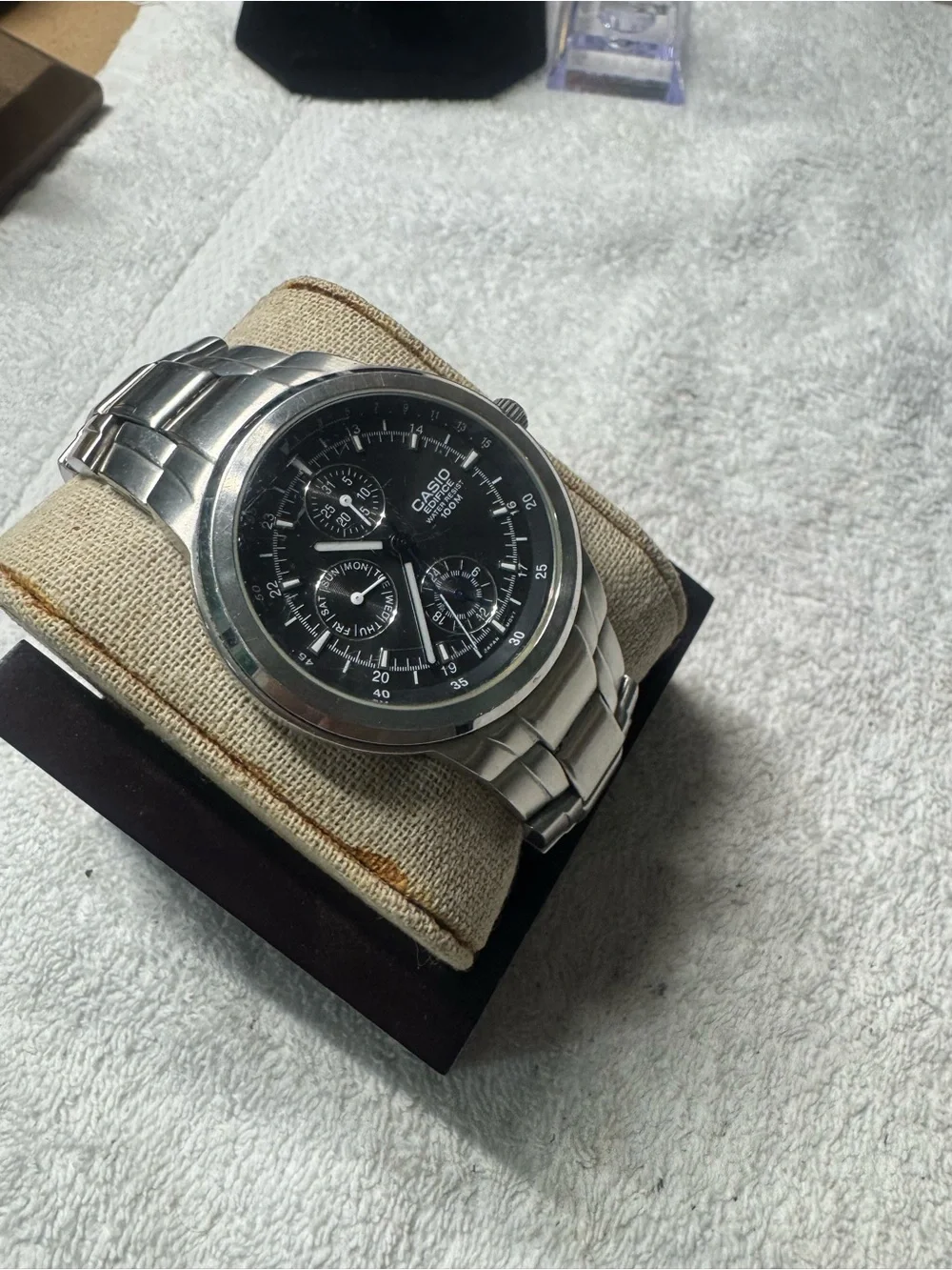 Casio steel style black