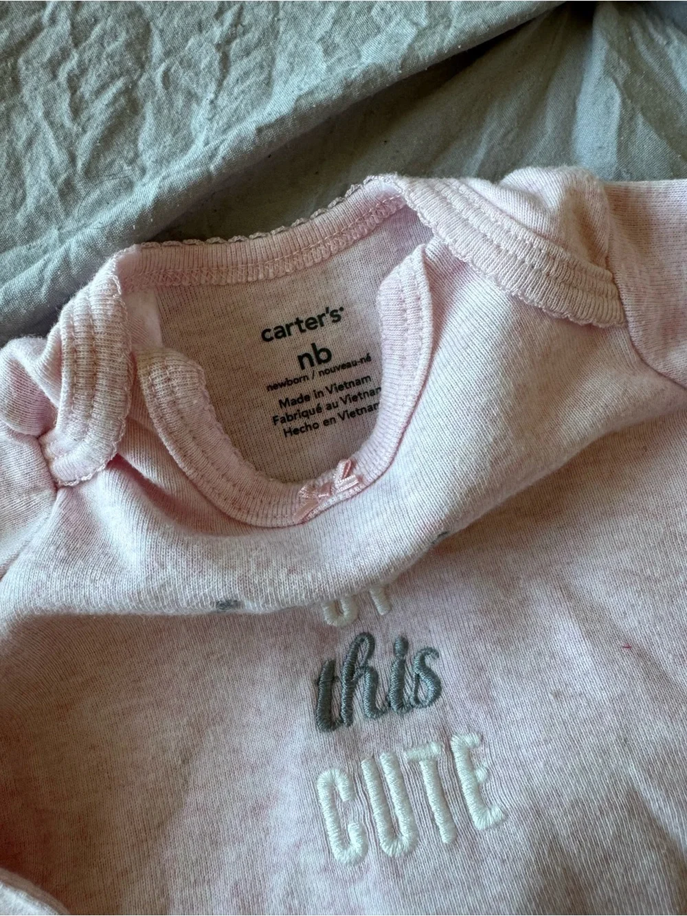 Carters soft pink