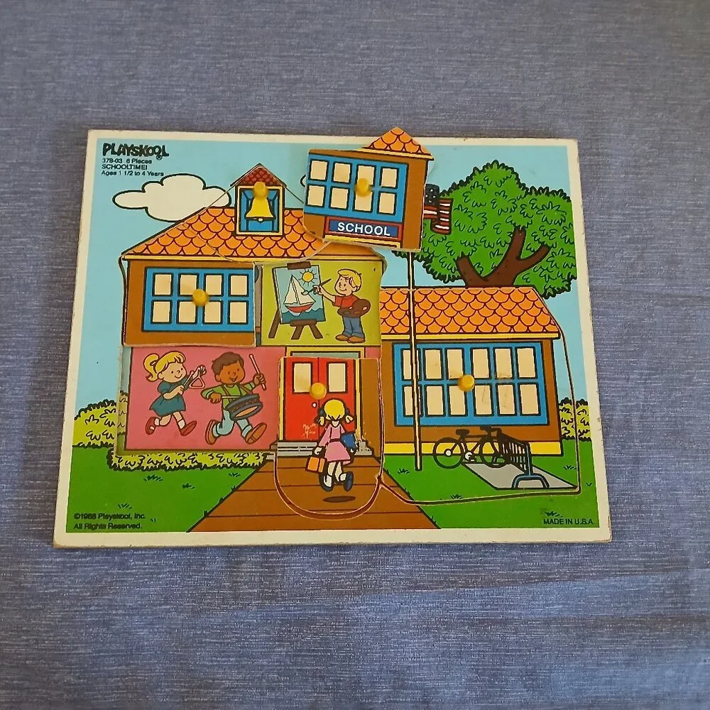 Playskool wooden peg