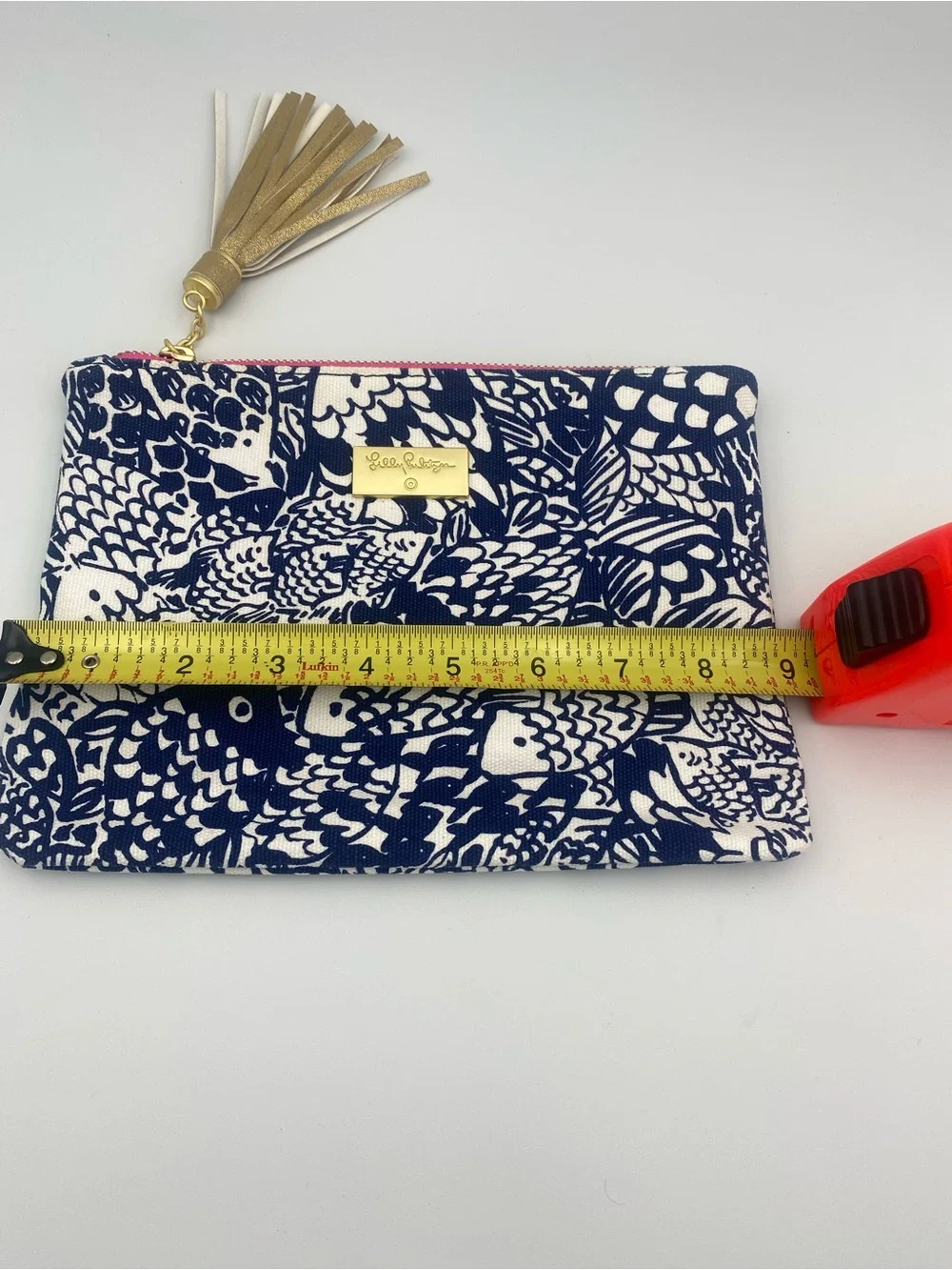 Lilly Pulitzer canvas zip