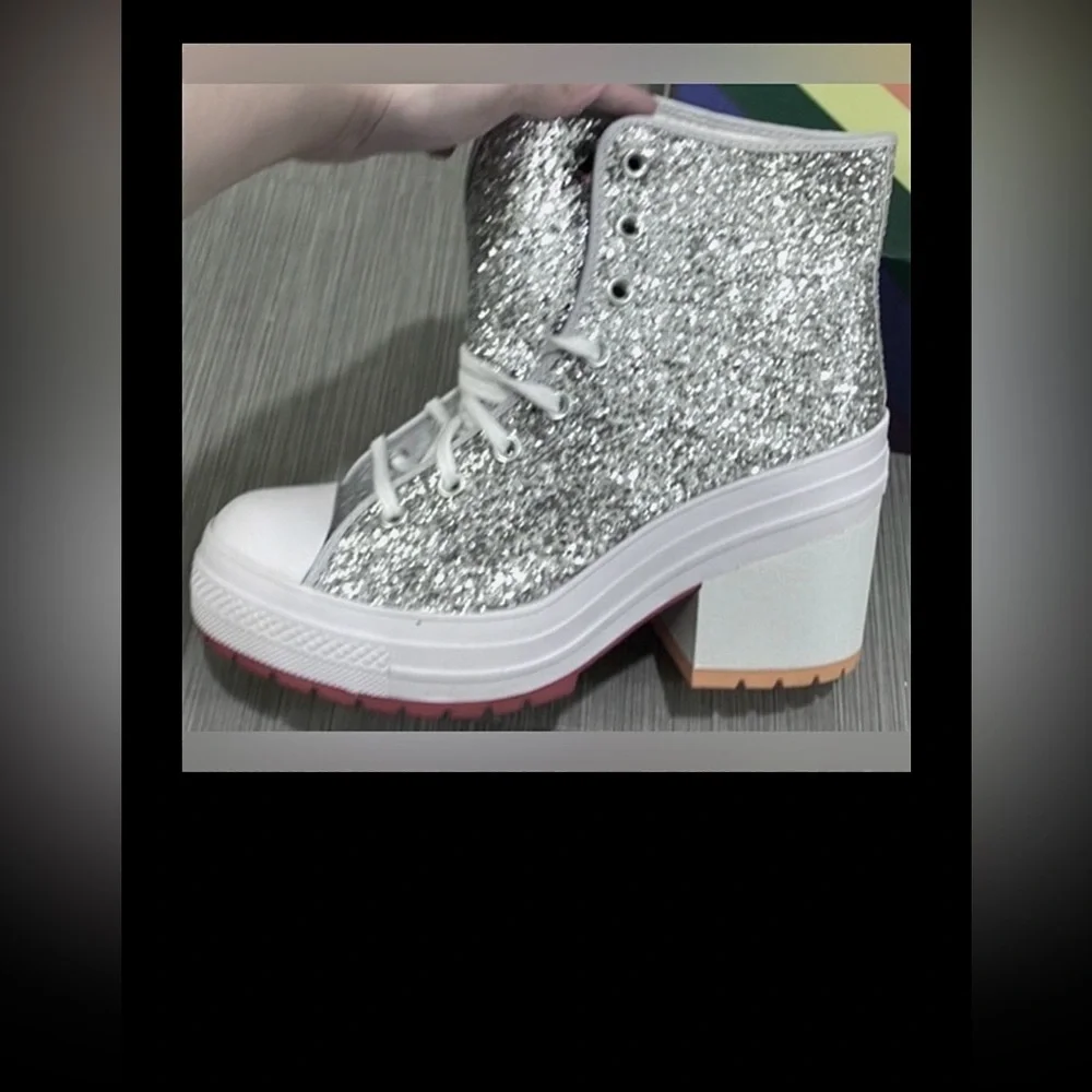 Converse Chuck 70 De Luxe Heel Pride High Top Platform Sneaker size 9.5 NWT