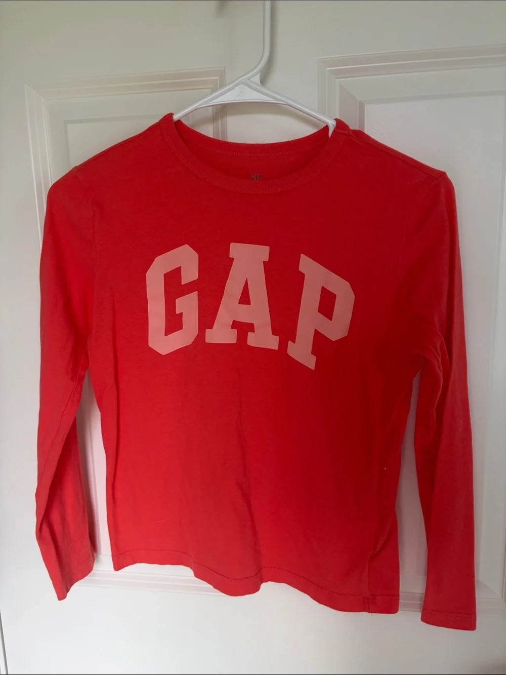 GAP Coral Long-Sleeve Logo Tee for Kids