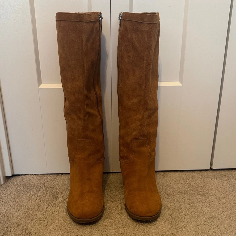 Marc Fisher Women's Over-The-Knee Suede Boots in Brown