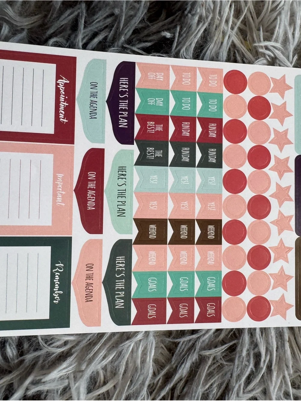 N/A journals planner flags
