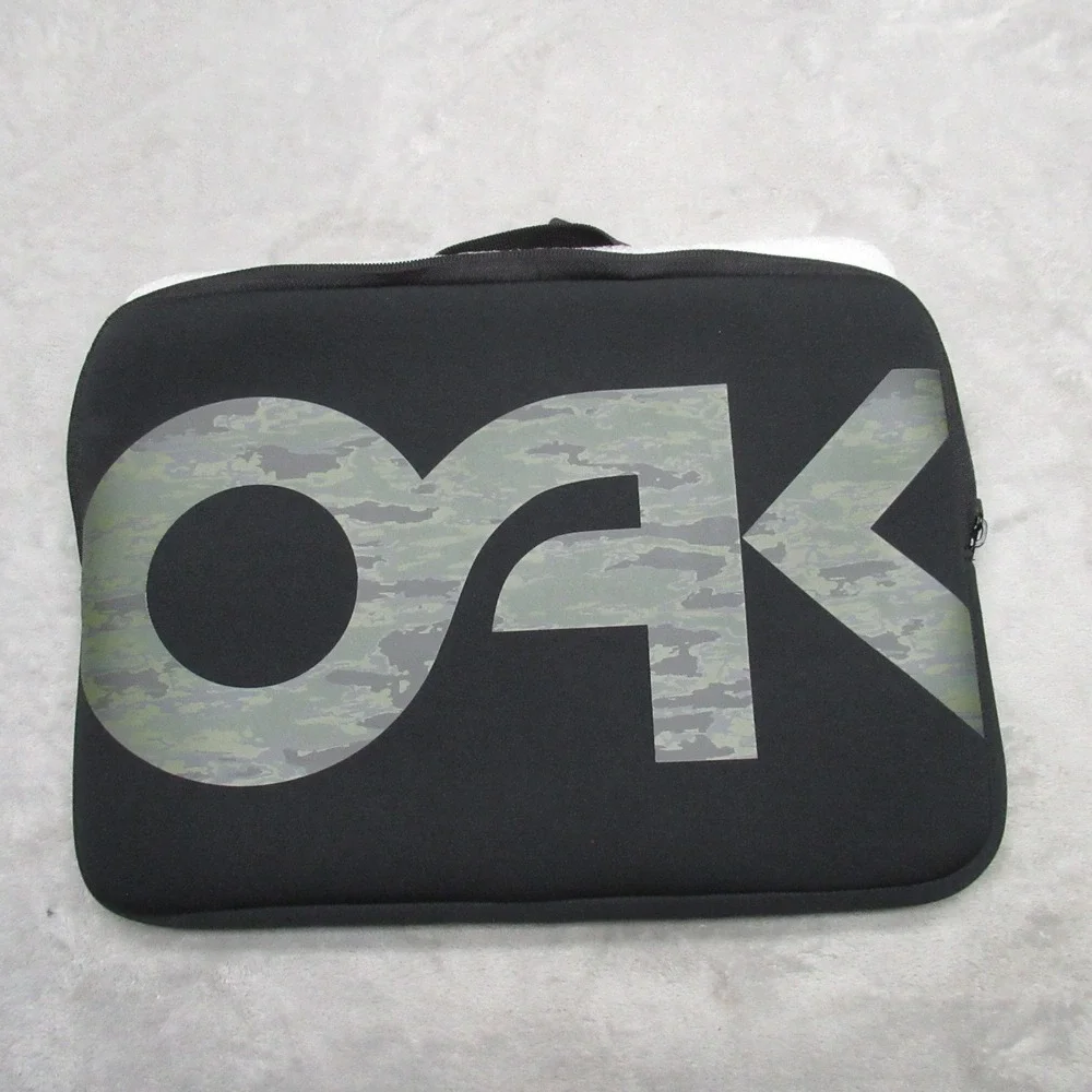 Oakley B1B Laptop Case‎ Black Brush Camo Padded Water Repellent Work Bag NEW