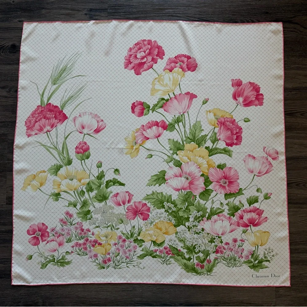 Dior christian silk